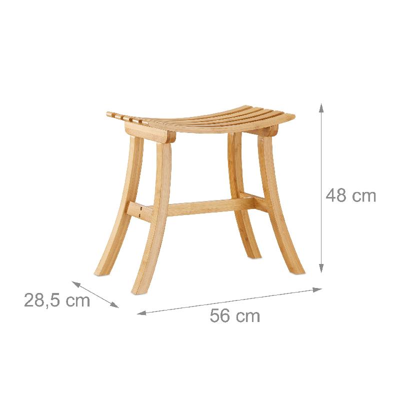 TABOURET COULOIR VESTIAIRE TABOURET BAMBOU BOIS 13_0002788_0