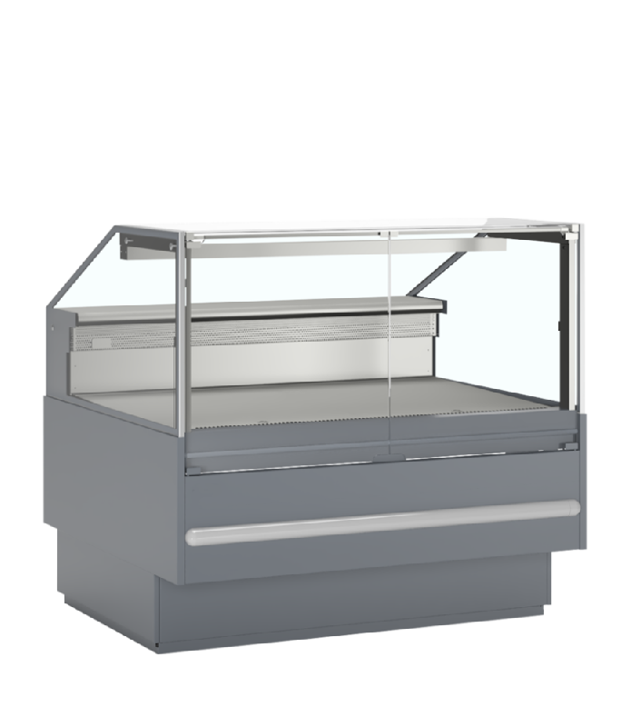 Vitrine réfrigérée SOCB12582A - idéale pour plats préparés et fromages - éclairage LED et façade ouvrante_0