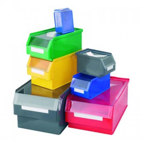 Bac à bec plastique gerbable ultrarésistant. P290xl140xh130mm. Coloris vert_0