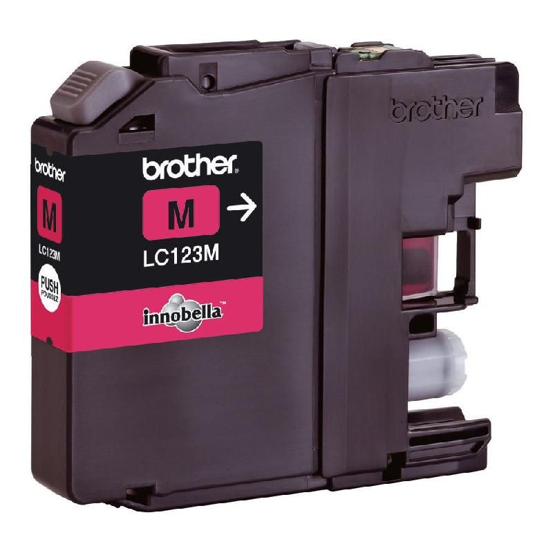 BROTHER CARTOUCHE D'ENCRE LC123 M (LC-123M) - INNOBELLA™ - COULEUR: MAGENTA