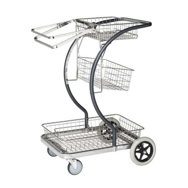 Chariot de ménage C-LINE - KONGAMEK - Sans frein - 4 roues pivotantes - Garantie 5 ans_0