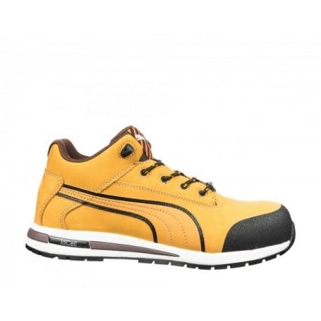 Chaussures de sécurité Dash Wheat Mid S3 SRC HRO - cuir nubuck - Puma Safety | 633180_0