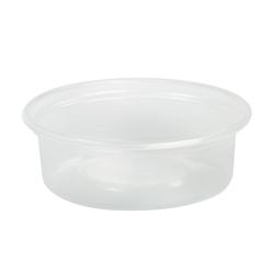 ECOLOMIQUE - 100 Pcs - Pot plastique PP translucide - 150 ml, Diam: 7 cm, Hauteur: 6,4 cm - ECO210POPP5 - transparent plastique ECO210POPP5_0