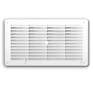 Ventilation : Grille ronde plastique renforcée U.V. à clipser