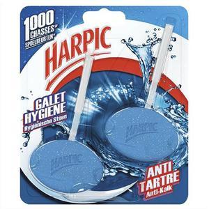 Bloc wc eau bleue HARPIC x2 sur