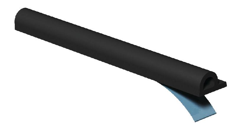 Joint de calfeutrement profil p noir 7.5m ELLEN - ELLEN - 3000023 - 390447_0