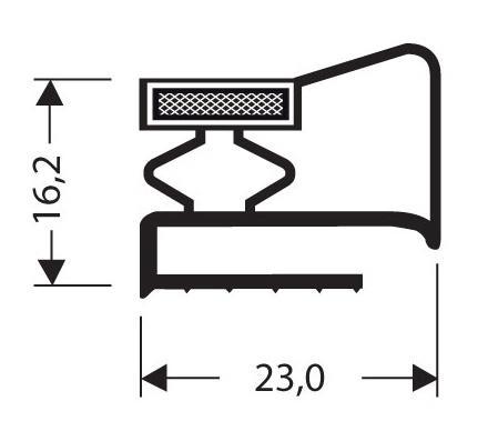 Joint pvc plat aimante pour meubles frigos jpf-107_0