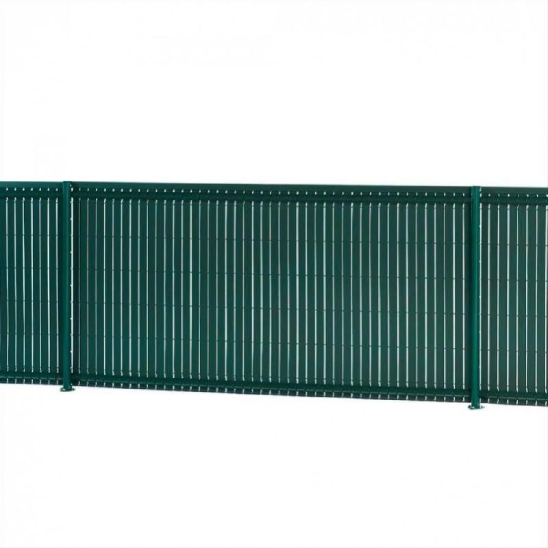 Kit lamelles occultantes rigides en PVC - H. 190 x L. 250 cm - Vert RAL 6005 - DIRICKX_0