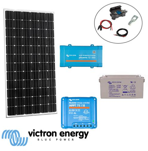 Kit solaire 215w 24v 230v victron pour site autonome_0