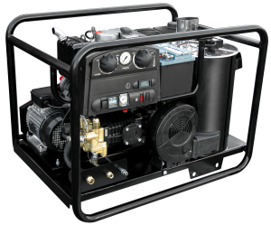 Nettoyeur haute pression eau chaude - moteur thermique Lavorpro Thermic 10 HW - pompe laiton 170 bar - moteur diesel Lombardini_0