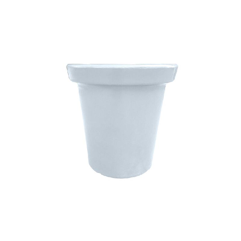 PLAST'UP ROTOMOULAGE Pot de fleurs rond xxl delight 200l - BLANC - blanc 0036336945074_0
