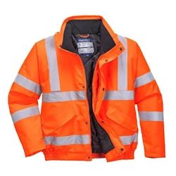 Portwest - Blouson de travail chaud avec col doublé polaire HV Orange Taille S - S orange 5036108271245_0