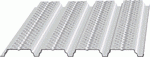 Profil acier nervuré Hacierco 46 SP - support pour couvertures étanchées avec épaisseur 0.75 mm et poids 7.34 Kg/m²_0