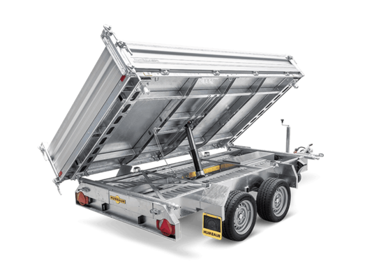 Remorque benne - 3,63 x 1,85m - 3500 kg - humbaur htk 3500.37 tribenne_0