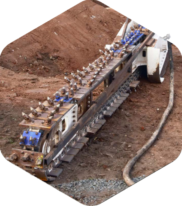 Trancheuse  jusqu'à 12m de profondeur avec une productivité de 80ml/jour - KSI_0