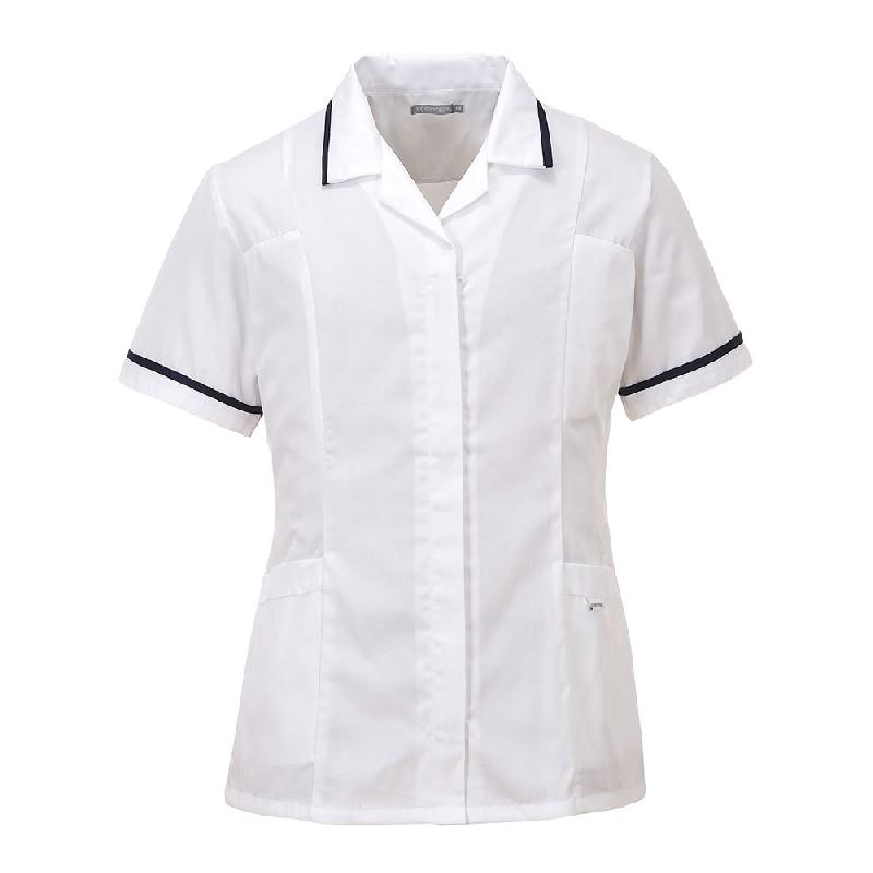 Tunique pour femme à manches courtes LW20 65% polyester 35% coton 210g - PCBT014-BC-XS. - Muzelle Hasson_0