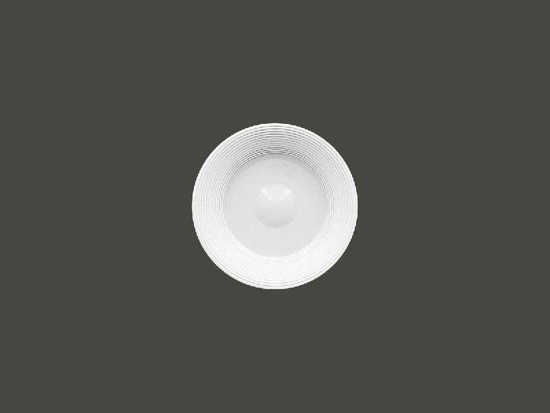 SOUS-TASSE À EXPRESSO ROND BLANC PORCELAINE Ø 13 CM EVOLUTION RAK