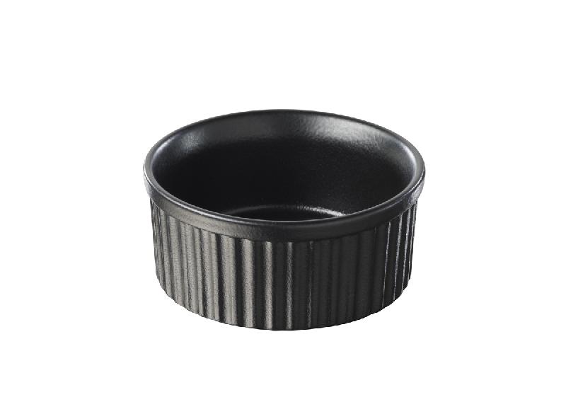 RAMEQUIN ROND NOIR PORCELAINE Ø 9,4 CM FRENCH CLASSICS REVOL