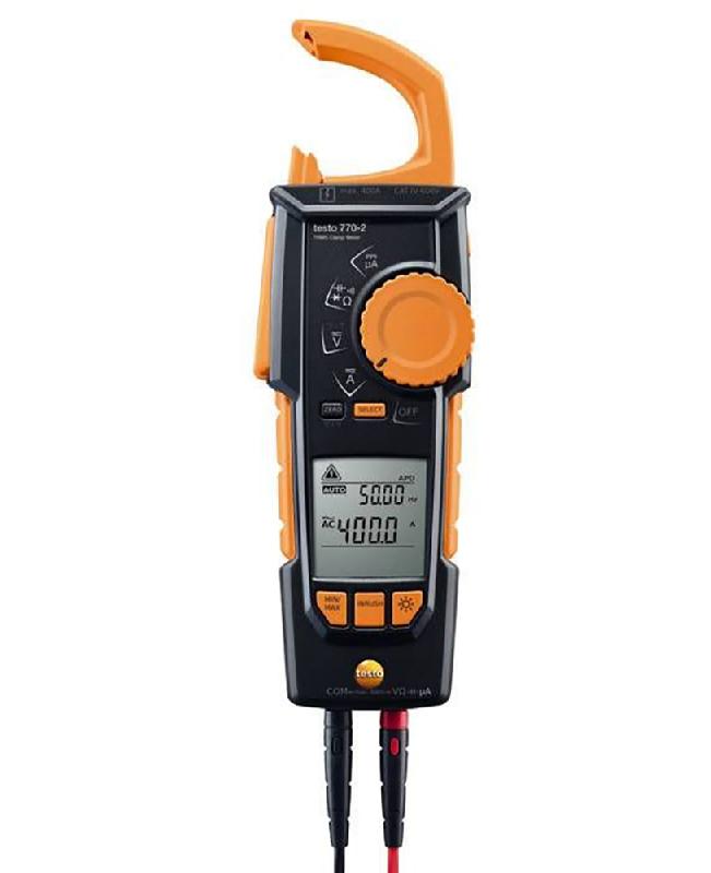 Pince multimètre Testo 770-2 - Identification automatique des grandeurs de mesure - TRMS - Microampères - Thermocouples type K_0