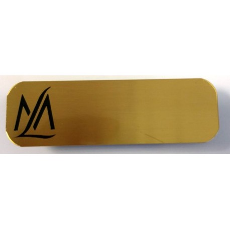 Badge laiton rectangulaire ou ovale_0