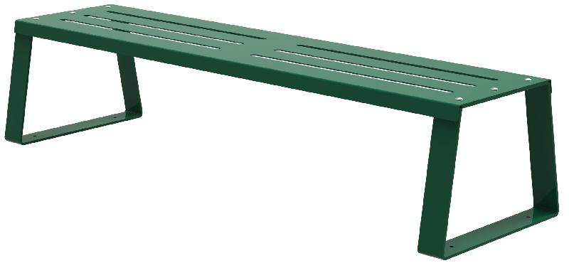Banquette ballade metal - vert mousse_0