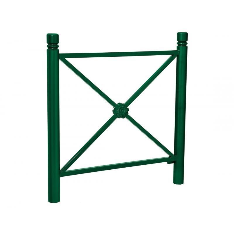 Barrière décorative urbaine - Rosace - Pommeau City - Longueurs 1072 ou 1572 mm - 10 coloris disponibles_0