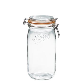 BOCAL HERMÉTIQUE EN VERRE 1,5L JOINT 85MM - LE PARFAIT - SUPER