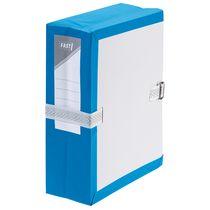 BOÎTE À ARCHIVES À SOUFFLETS FAST 24 X 32 CM BLEUE DOS 10 CM - LOT DE 25 - LOT DE 25
