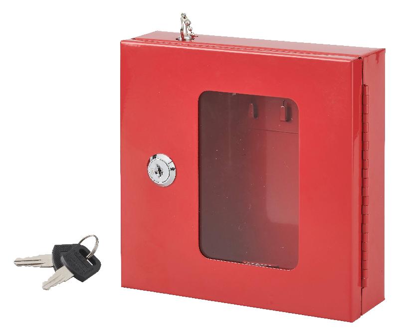 Boîte à clés de secours murale - THIRARD - 2 clés - 170 x 175 x 55 mm - Coffre en acier avec vitre interchangeable_0