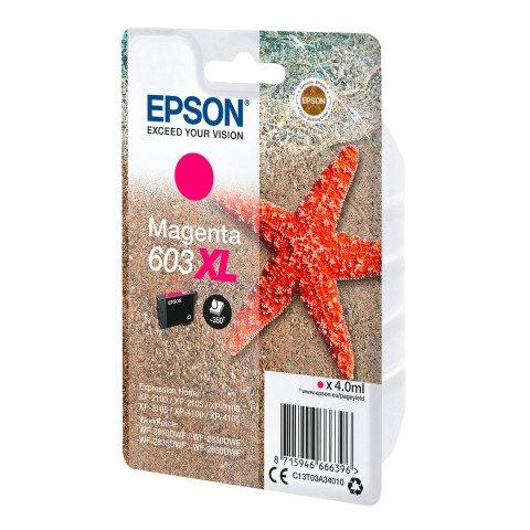 CARTOUCHE EPSON 603XL MAGENTA POUR IMPRIMANTE JET D'ENCRE - CARTOUCHE AUTHENTIQUE