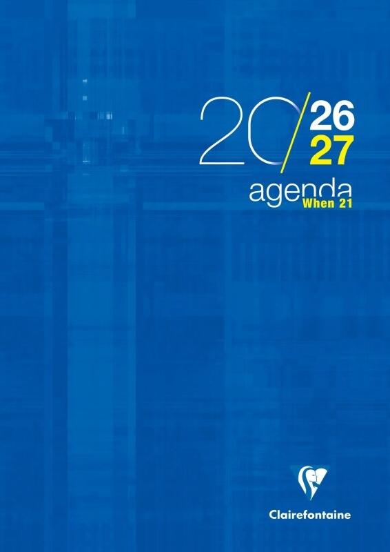 Clairefontaine Lot de 5 Agenda 21x29,7 Metric When 21 ML, coloris assortis (4) - 3329680319903_0