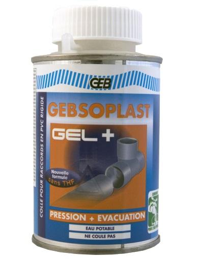 Colle Gebsoplast Gel Plus pour raccords en PVC rigide PVC-U 250ml - GEB - 504748 - 691789_0