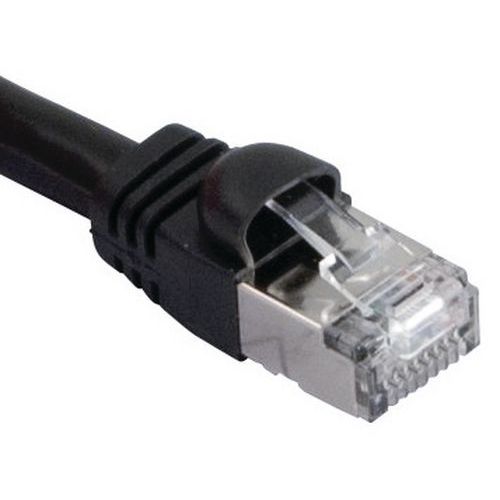 CORDON RJ45 VOIP CATÉGORIE 6 S/FTP SNAGLESS NOIR - 3 M - CUC