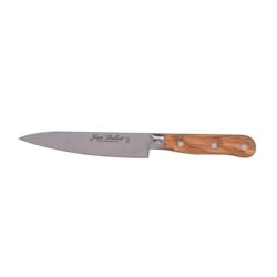 Couteau de cuisine 1920 en   et bois d'olivier 15 cm -  Marron Autre Inox Jean Dubost - marron inox 3219330480940_0