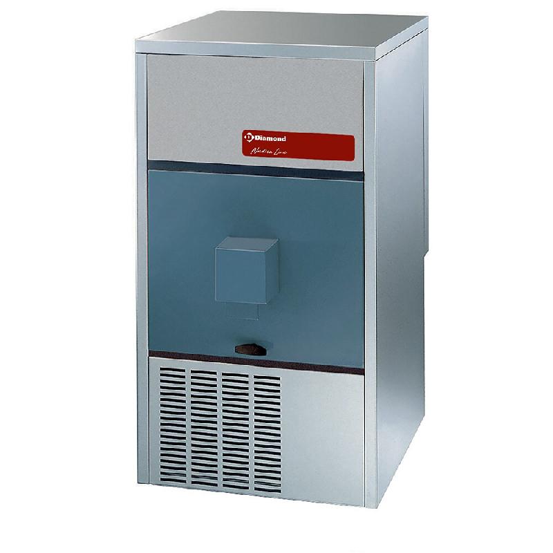 Diamond - Machine à glaçons pleins 42 kg, avec distributeur - EAU - réf. ICE42DISPW - gris AKS-ICE42DISPW_0