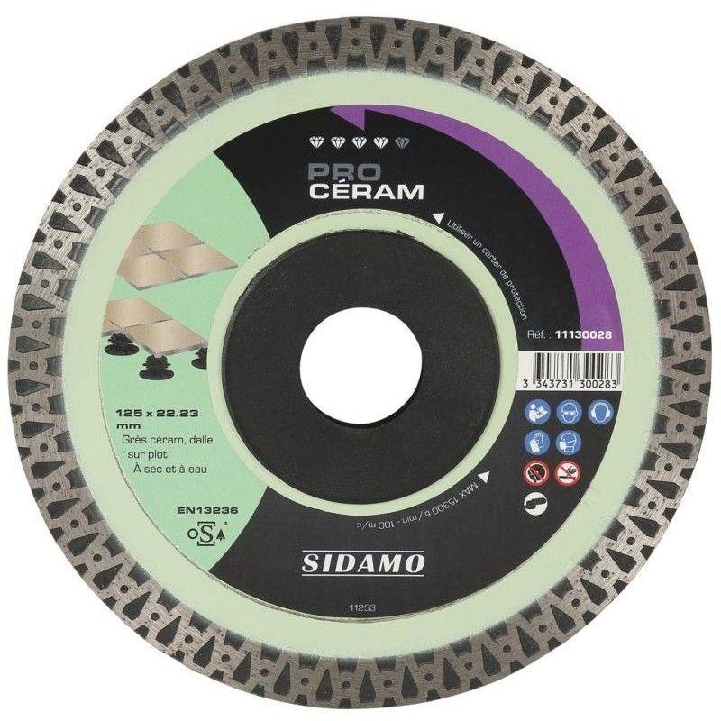 Disque Diamant Special Carrelage Gres Cerame Dalle Sidamo