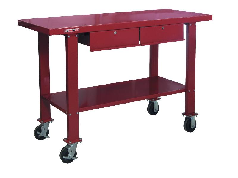 Établi 150 cm avec roues et 2 tiroirs MW Tools DER1500R_0