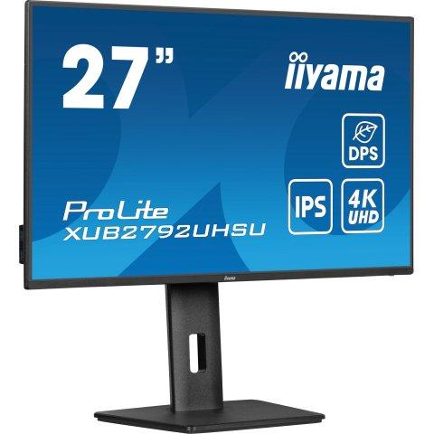 IIYAMA PROLITE XUB2792UHSU-B6 ÉCRAN PLAT DE PC 68,6 CM (27'') 3840 X 2160 PIXELS 4K ULTRA HD LED NOIR