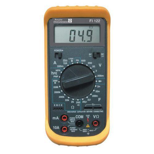 MULTIMÈTRE FI 122 + CERTIFICAT D'ÉTALONNAGE - FRANCAISE INSTRUMENTATION