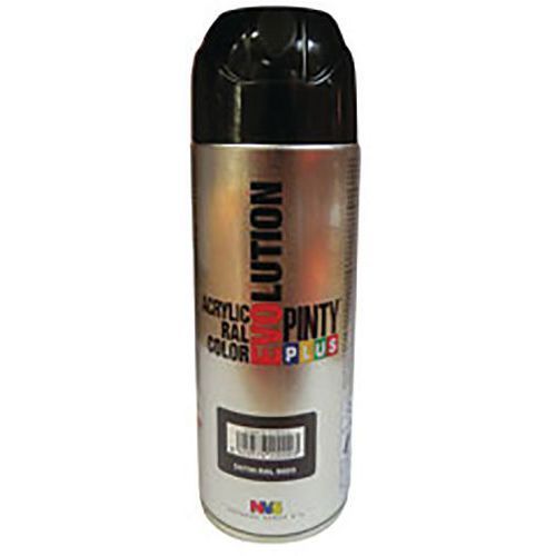 PEINTURE BOMBE ACRYLIQUE DE 400 ML NOIR SATIN 632