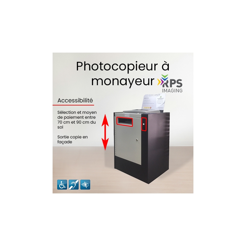 Photocopieur à monnayeur: copie minute MP 301 : A4 Noir et Blanc_0