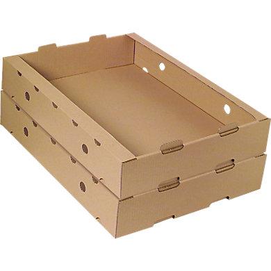 Plateau de transport en carton 560 x 420 x 100 mm - montage rapide - marque Cenpac_0