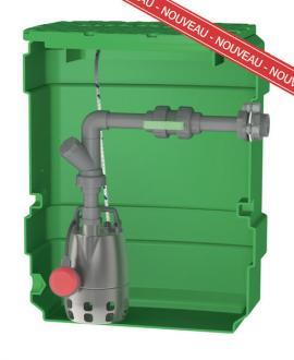 Poste de relevage 170 litres - pompe GXVM - 10 m3/h - Ø passage 25 mm - eau chargée ou usée_0