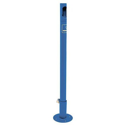 POTELET CIGARETTE FOURREAU PLATINE - GALVA BLEU 5010 - PROCITY
