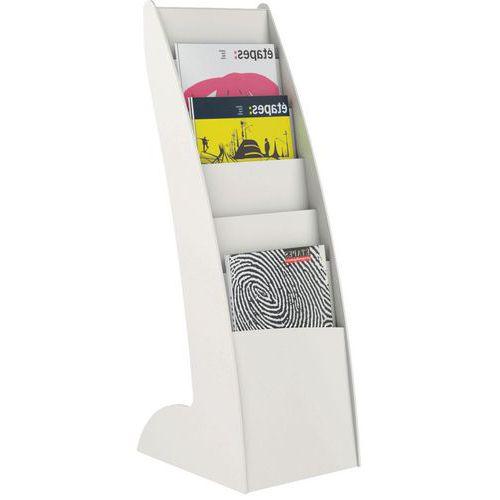 PRÉSENTOIRE EXPOSITION COURBO SLIM 6 CASES GRIS PAPERFLOW