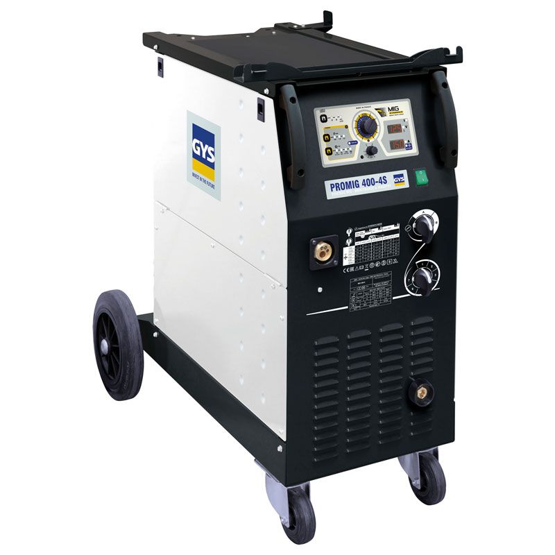Promig 400-4S - Générateur de soudage synergique GYS avec microprocesseur - 4 galets, 40-350A, compatible bobines 200/300mm_0