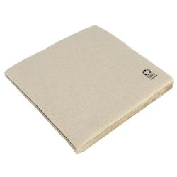Serviette Beige Papier Econature 2 Plis - 40 x 40cm - par 50 - beige papier 3760394094401_0