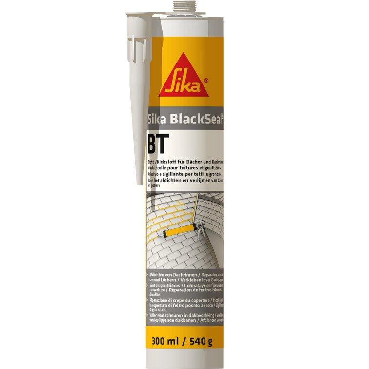 SikaBlackSeal BT - Étanchéité et réparation pour toitures, murs et éléments de bâtiment - Réf. SIK469270 - Cartouches 300 ml - Noir_0