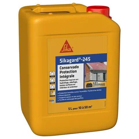 Sikagard®-245 Conservado Protection Intégrale - Solution hydrofuge et oléofuge - Contenance 20 L - Référence SIK740226 - Marque SIKA_0
