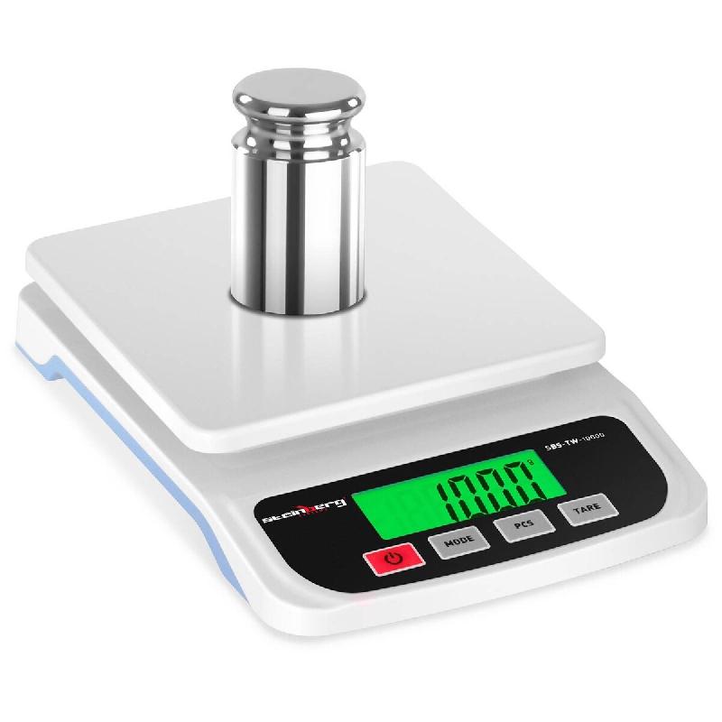 Steinberg Systems - Steinberg Balance De Table Digitale Cuisine Précision Pèse-Lettres Laboratoire Colis SBS-TW-10000 (Non Homologuée, 5g-10 kg, ±_0